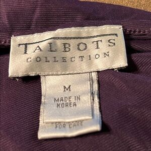 Talbots Rich Purple Top